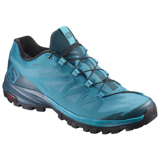 SALOMON OUTPATH GTX® W Philippines - Women's Hiking Shoes - Blue/Navy | 179385-DER